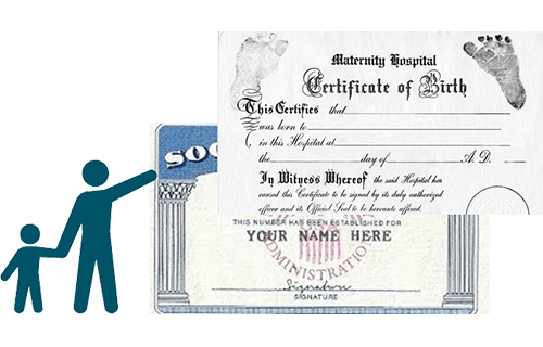 Birth certificate example