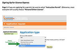 Click here to download the tips for License Express License Express Tips