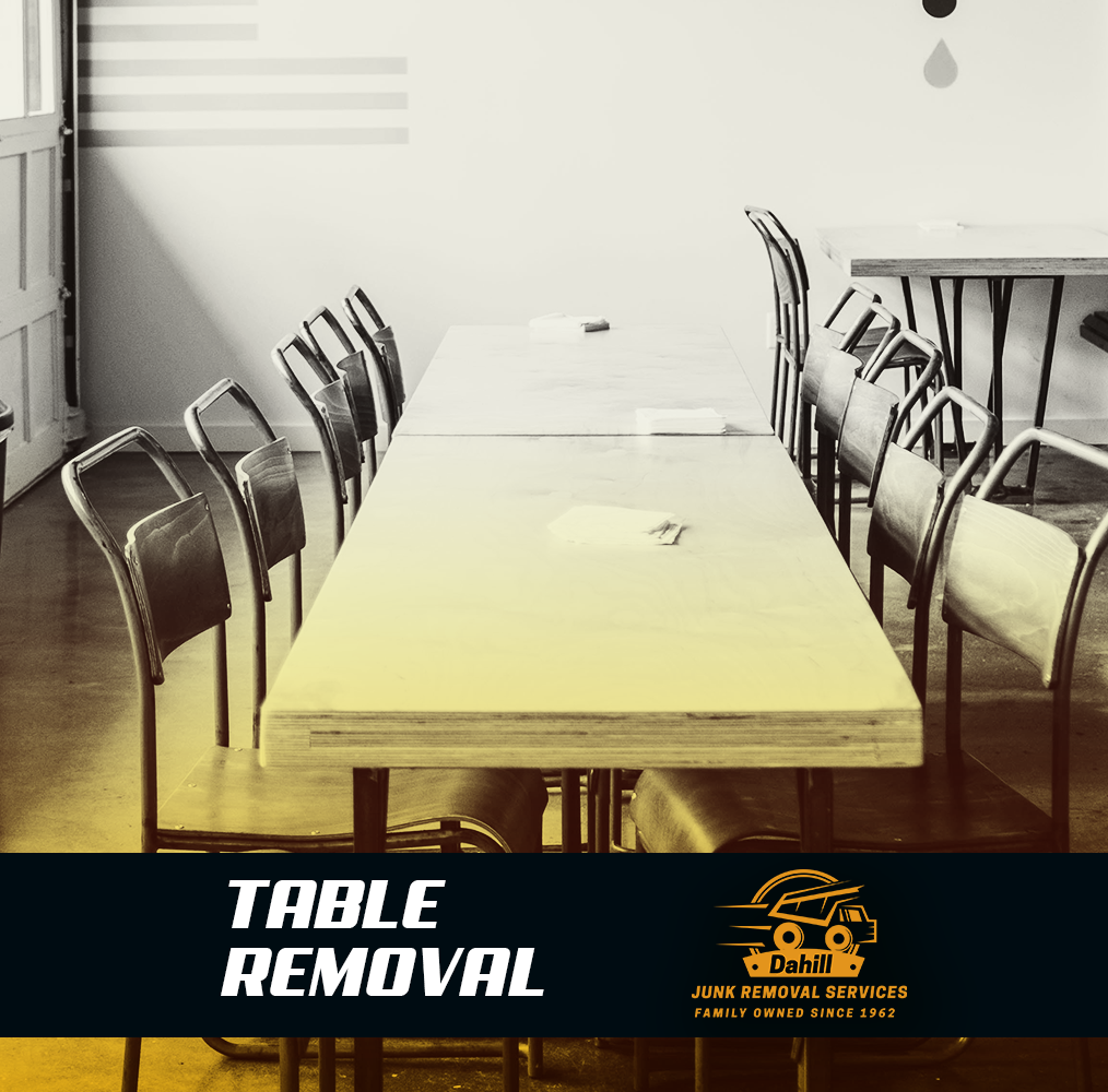 table removal services