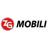 Logo di ZG MOBILI, con le lettere bianche "ZG" all'interno di un cerchio rosso, accanto alla scritta in grassetto nero "MOBILI".