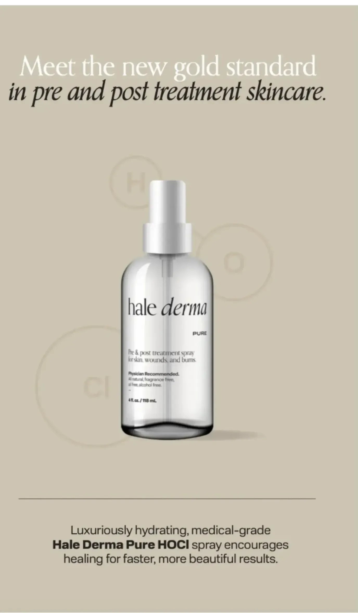 hale derma bottle
