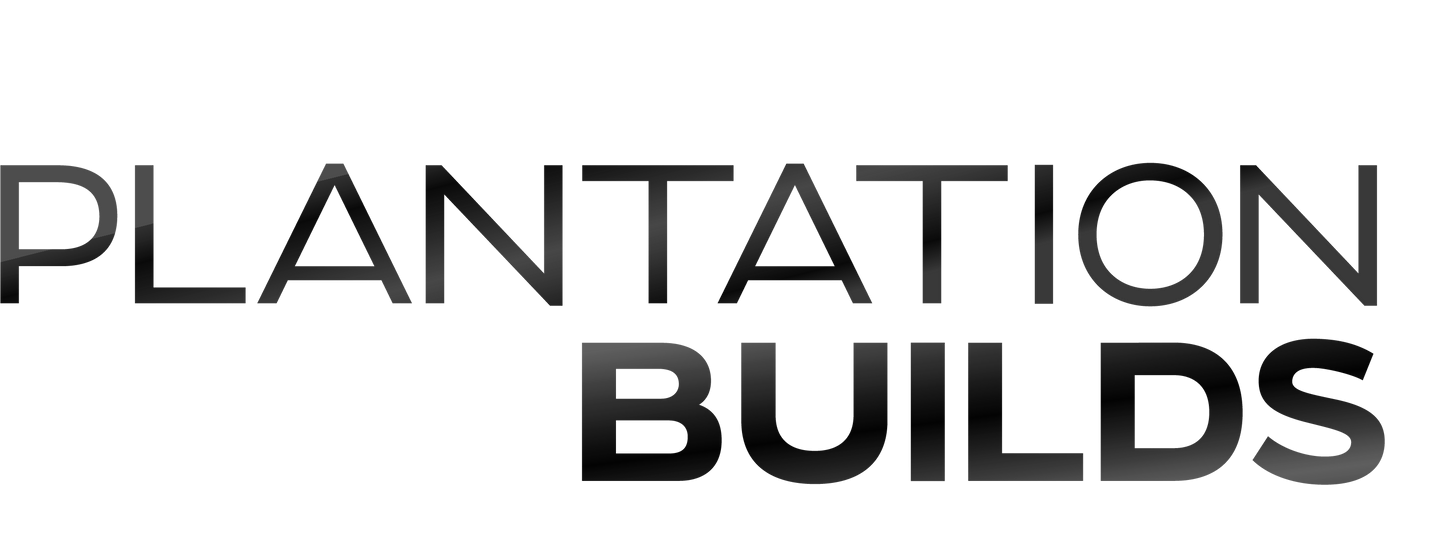 PLANTATION BUILDS logo