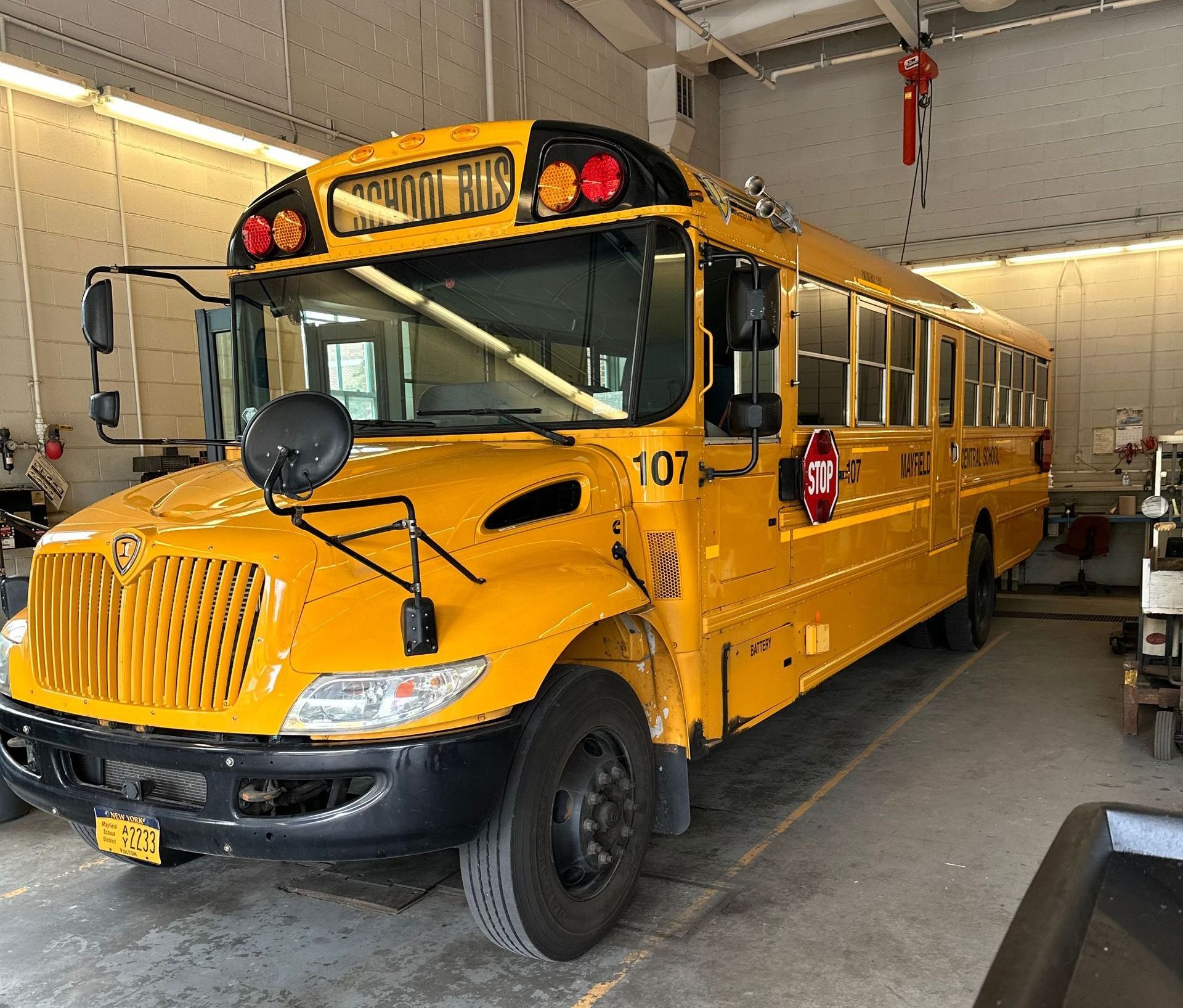 Bus windshield replacement in Amsterdam, NY