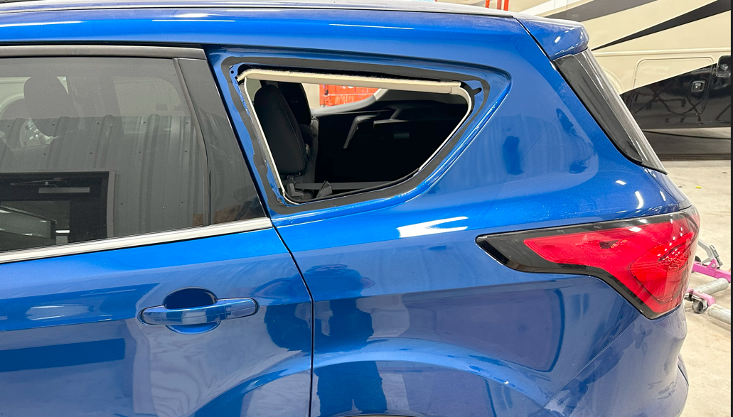 Before Car Door Glass Replacement in Ballston Spa, NY