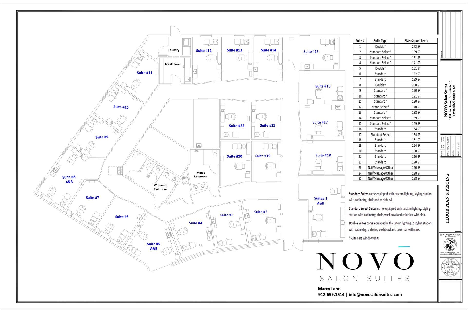 Novo Floorplans