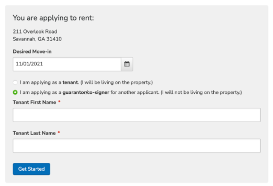 Application Instructions