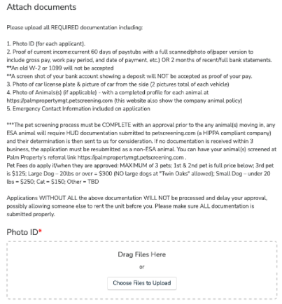 Application Instructions