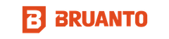 Logo Bruanto orange avec un « B » blanc sur fond clair