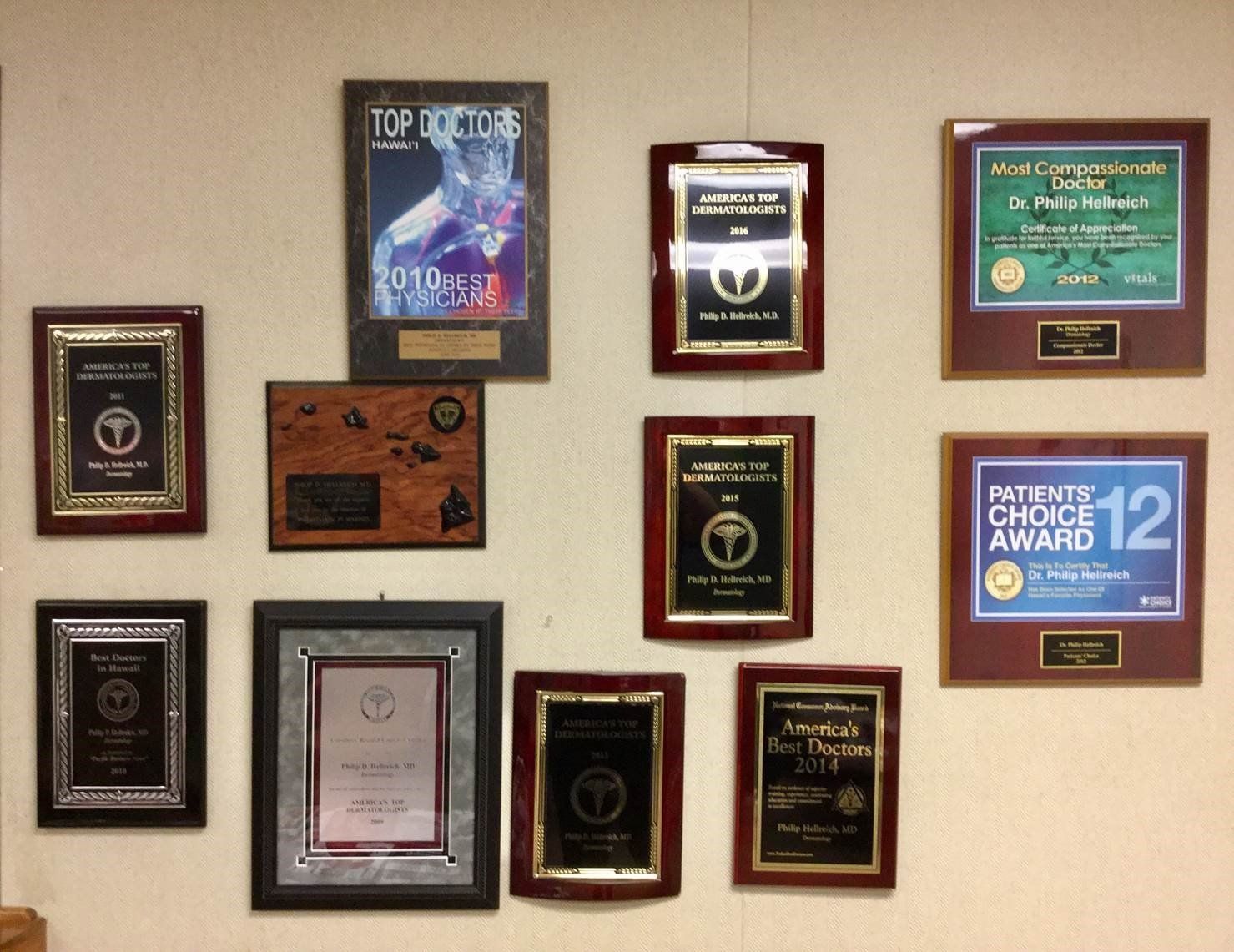 Awards — Kailua,HI — Kailua Dermatology Associates Ltd