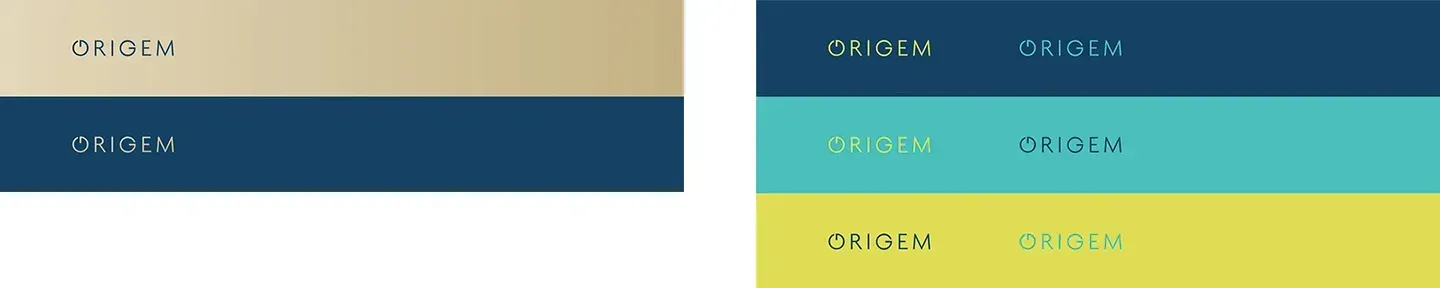 Um fundo azul e um amarelo com uma porcentagem de cada cor.