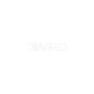 A palavra diageo está em um fundo branco.