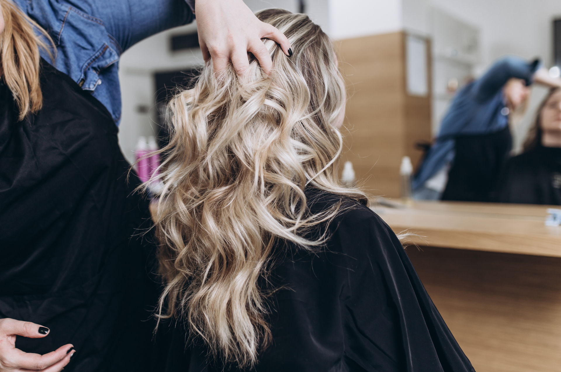 Blonde highlights
