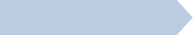 Light blue right-pointing arrow banner with a small folded corner on the right