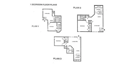 One bedroom floor plan — Ponca City, Oklahoma — Village Green Apartments One bedroom floor plan — Ponca City, Oklahoma — Village Green Apartments