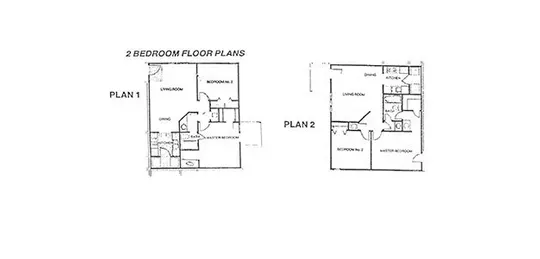 Two bedroom floor plan — Ponca City, Oklahoma — Village Green Apartments Two bedroom floor plan — Ponca City, Oklahoma — Village Green Apartments