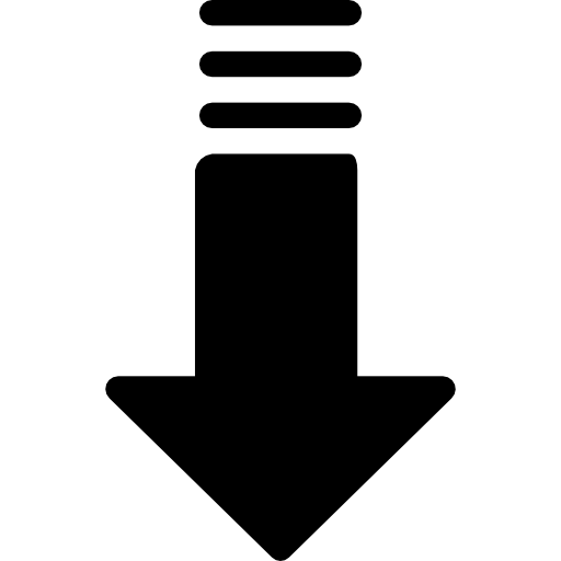 pfeil nach unten icon