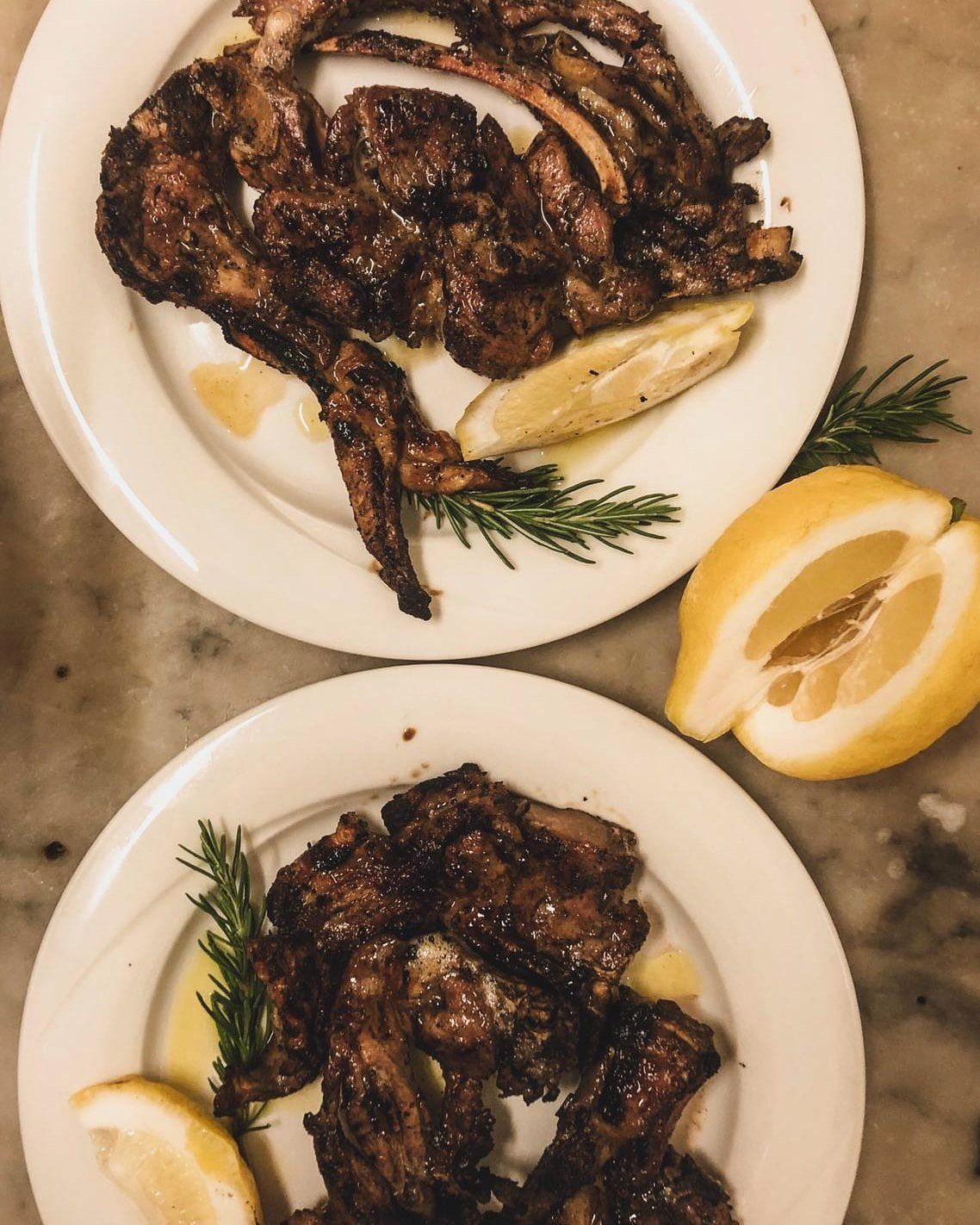 agnello alla brace