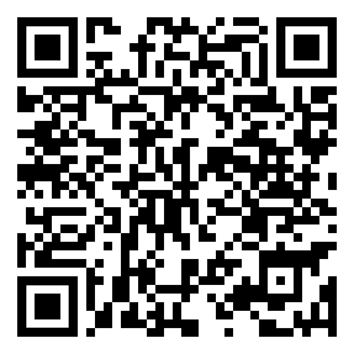 A black and white qr code on a white background.
