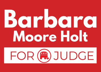 Barbara Moore Holt for Judge Logo
