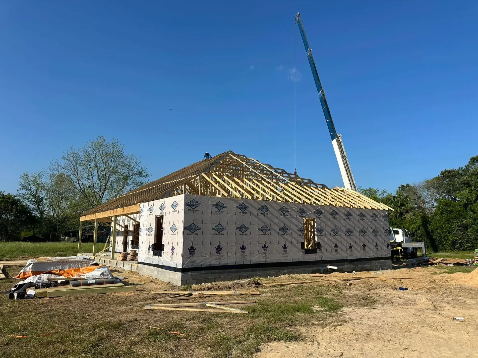 New construction project by Griggs Construction and Remodeling