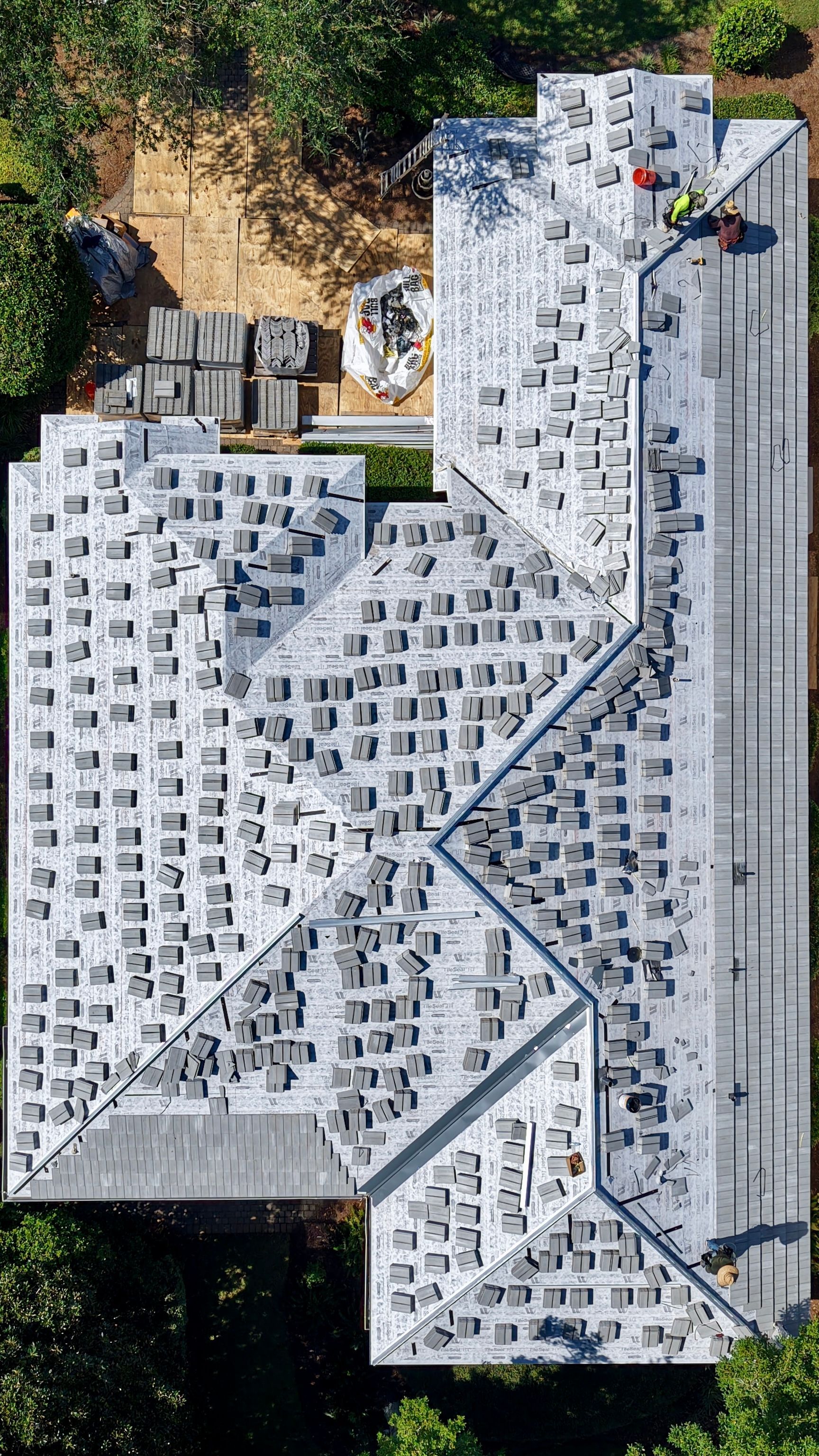 Residential roofing project completed by Highmark Roofing Partners