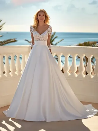 ABITO DA SPOSA ROMANTICO