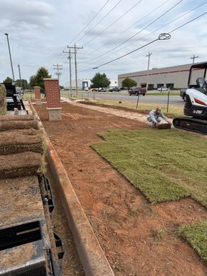 Sod installation