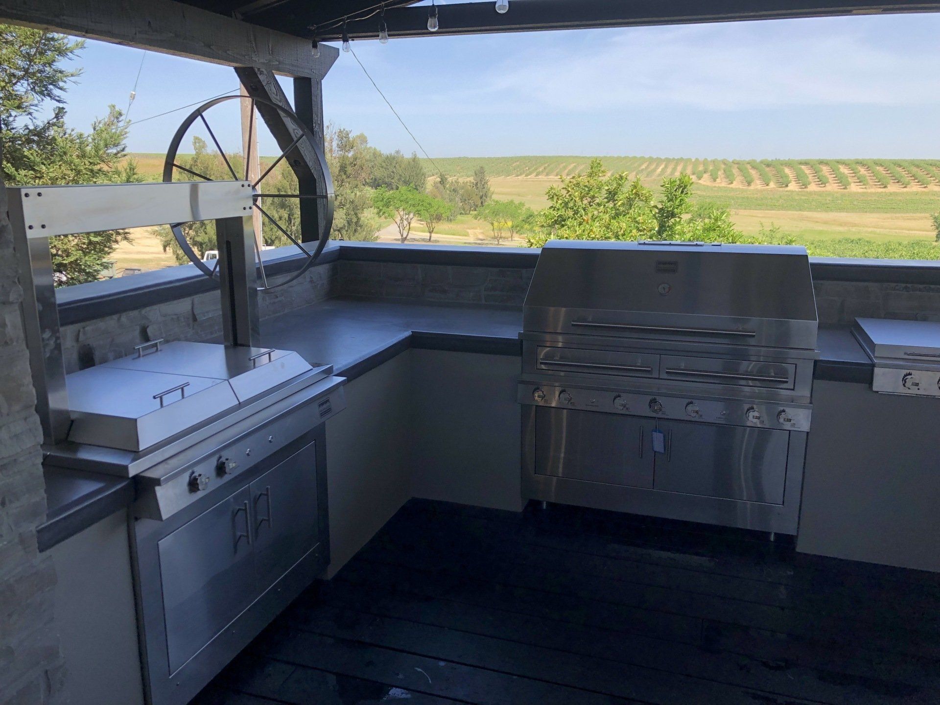 Country Project Outdoor Kitchen Grill