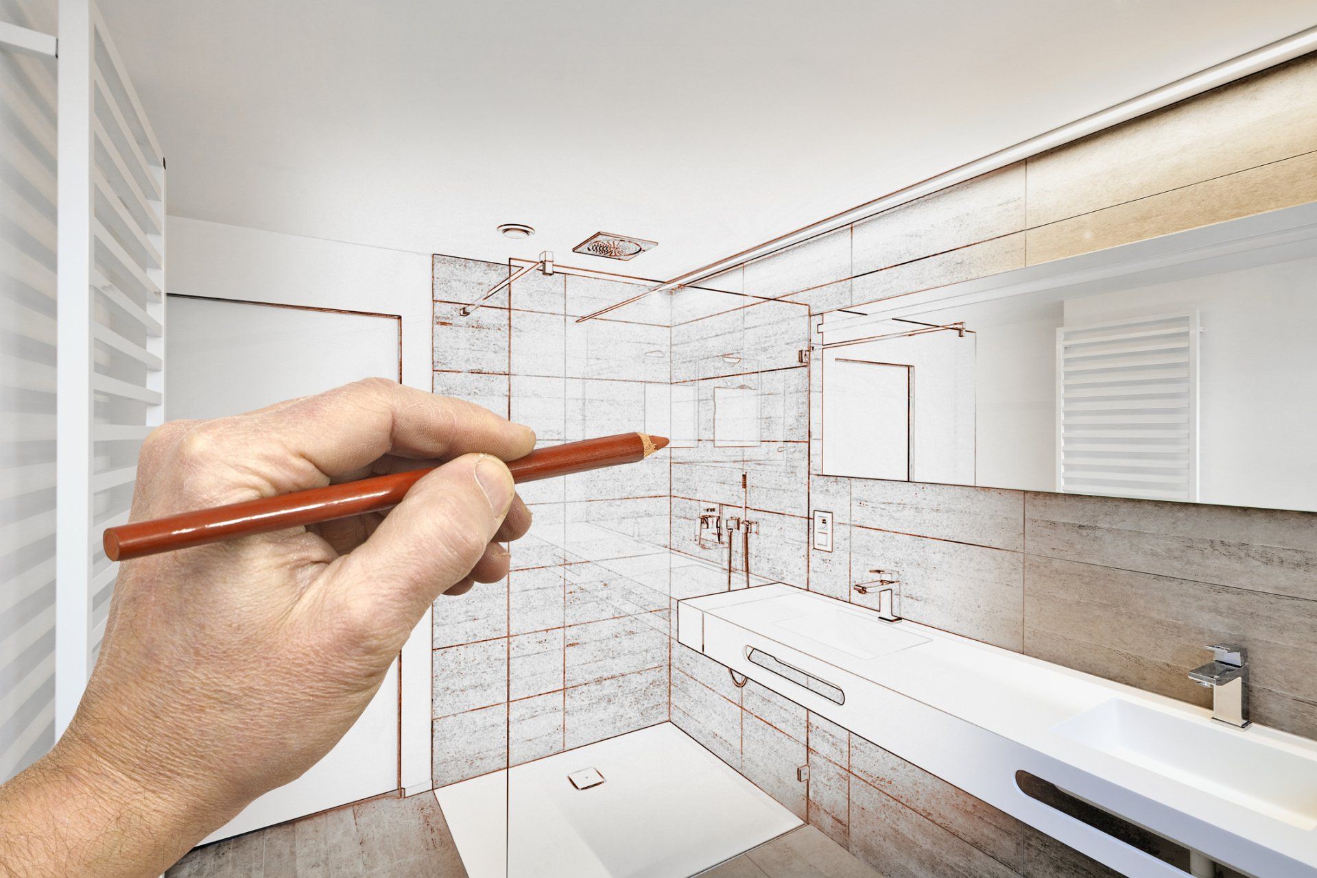 Residential Bathroom Interior — Lincoln, DE — R. Calvin Clendaniel Associates