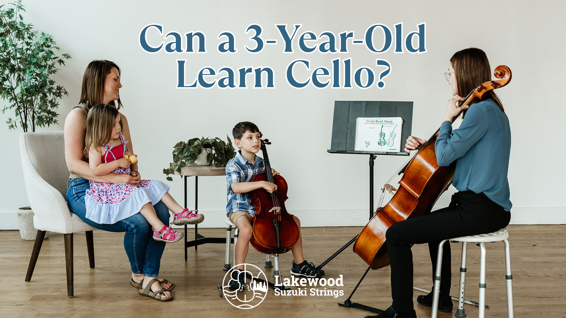 Cello lesson in Lakewood Ohio with parent.