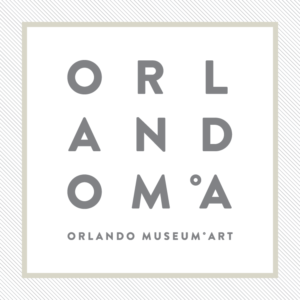A logo for the Orlando museum of art 28.4845° N, 81.2519° W