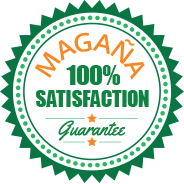 Magana 100% Satisfaction Guarantee Badge Magana 100% Satisfaction Guarantee Badge
