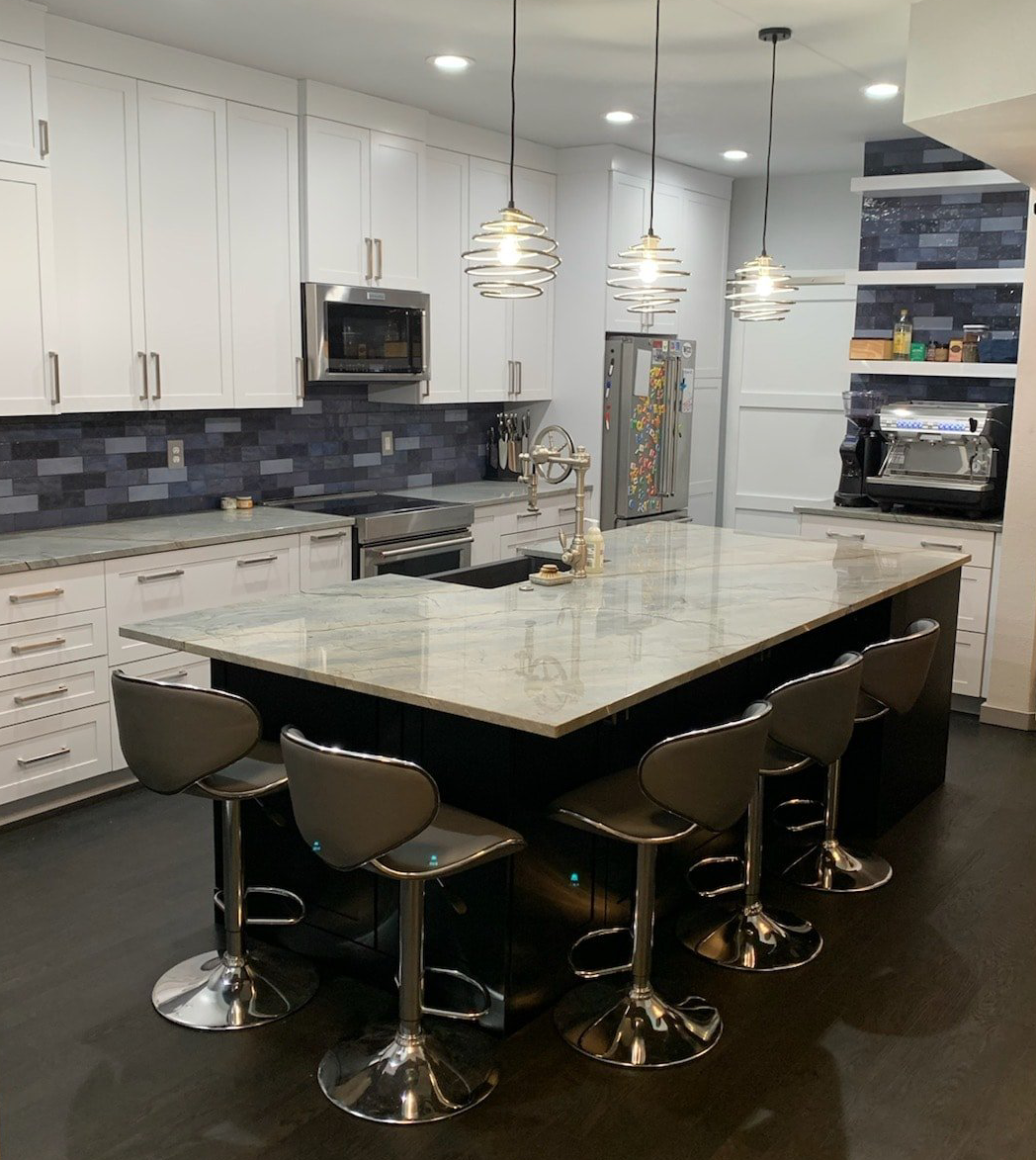 Contemporary Kitchen Remodel by A Flores Construction LLC — Project 2 project photo