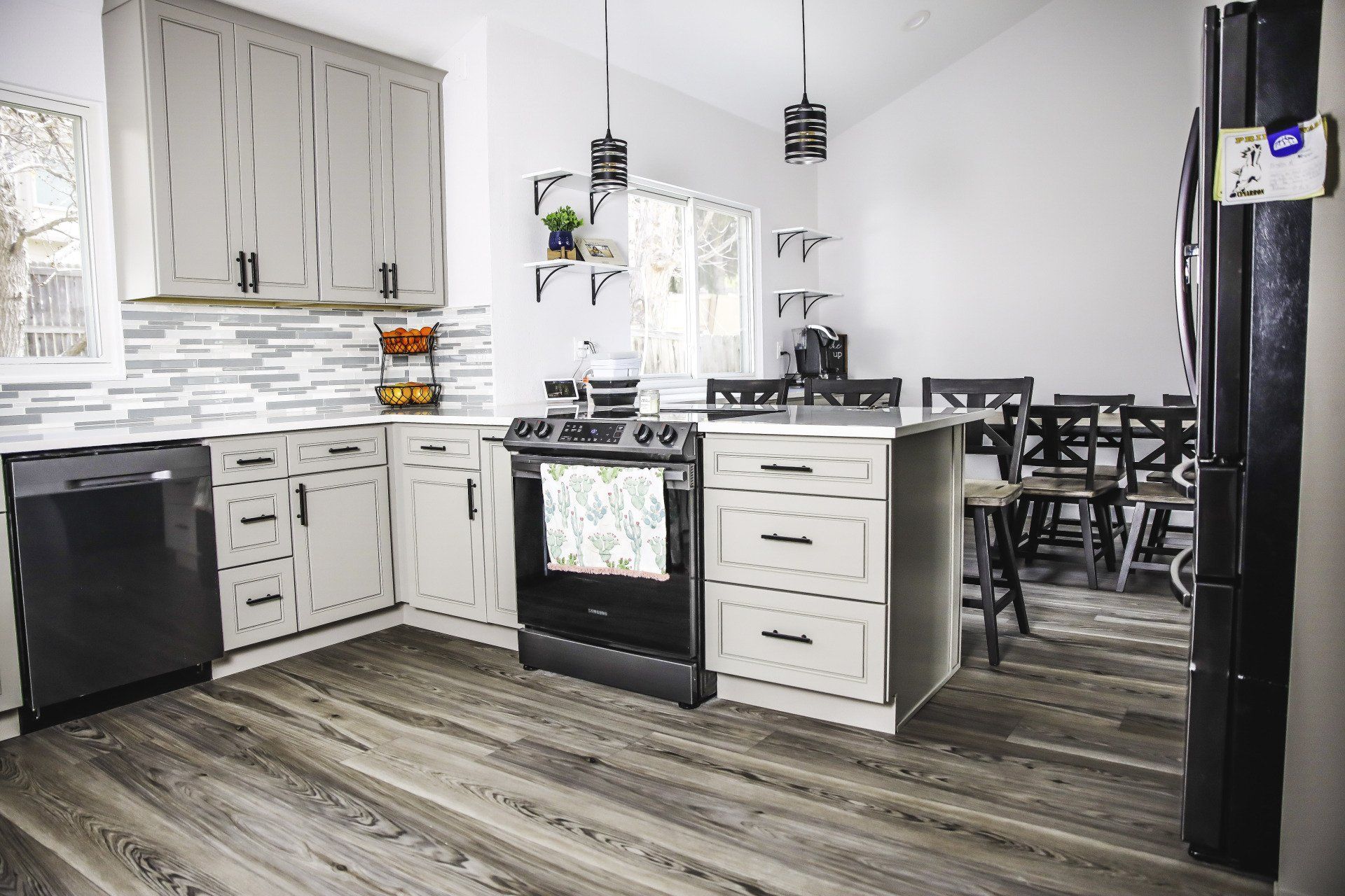 Transitional Kitchen Remodel by A Flores Construction LLC project photo