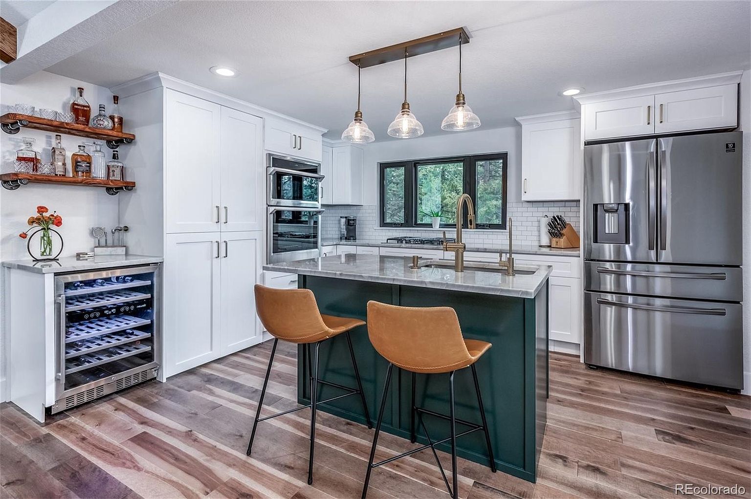 Contemporary Transitional Kitchen Remodel by A Flores Construction LLC project photo