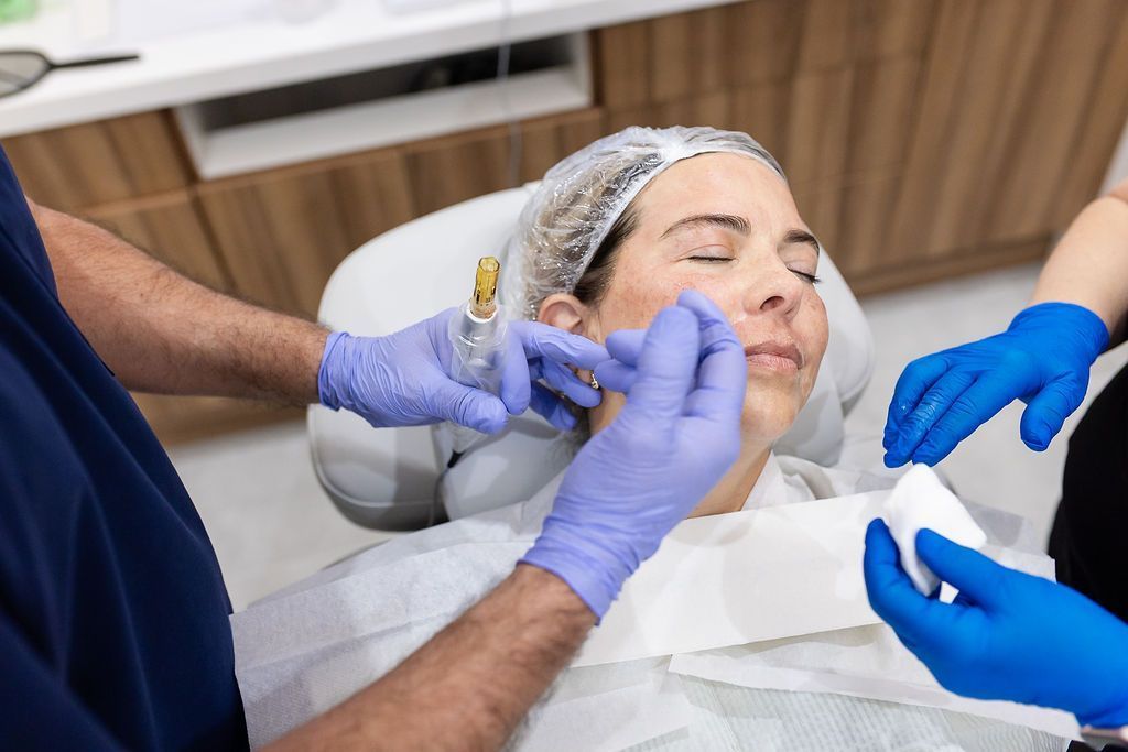 Facial esthetics treatment at CARE Esthetics in Davie, FL