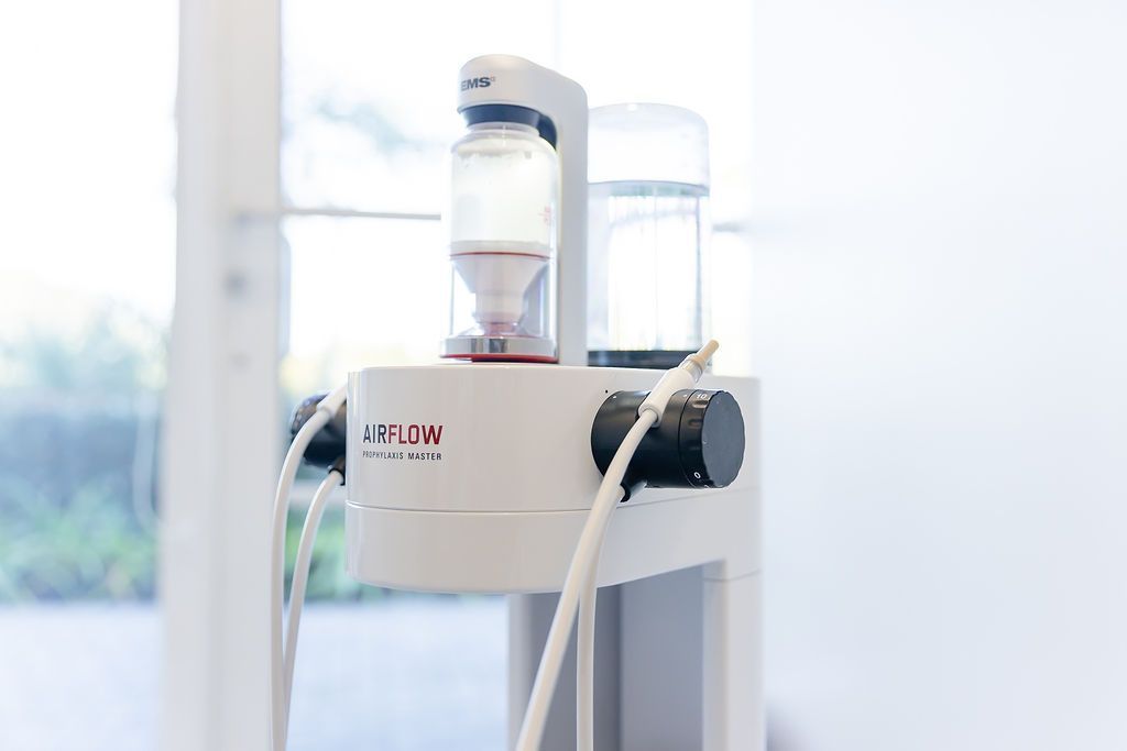 EMS AIRFLOW unit used for Guided Biofilm Therapy at GEN2 Dentistry, Davie, FL