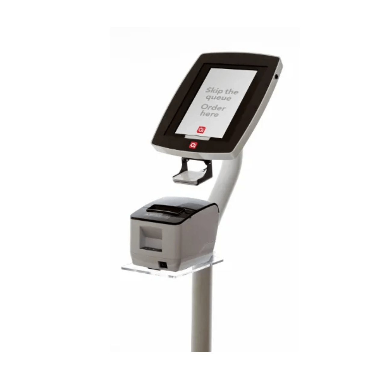 Side view of the cash register