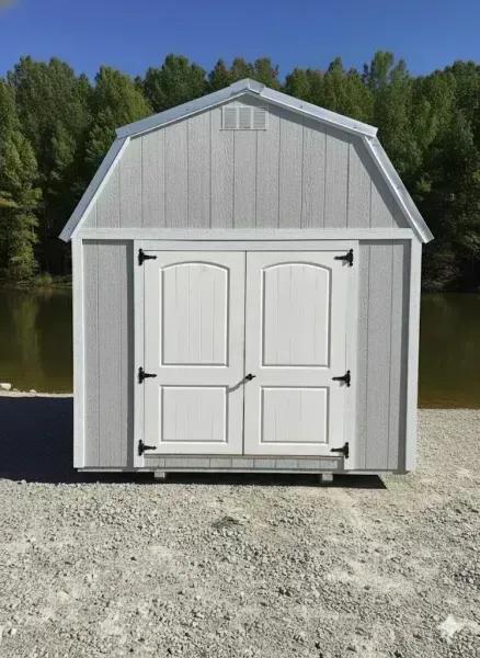 gray lofted barn