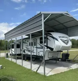 metal RV cover