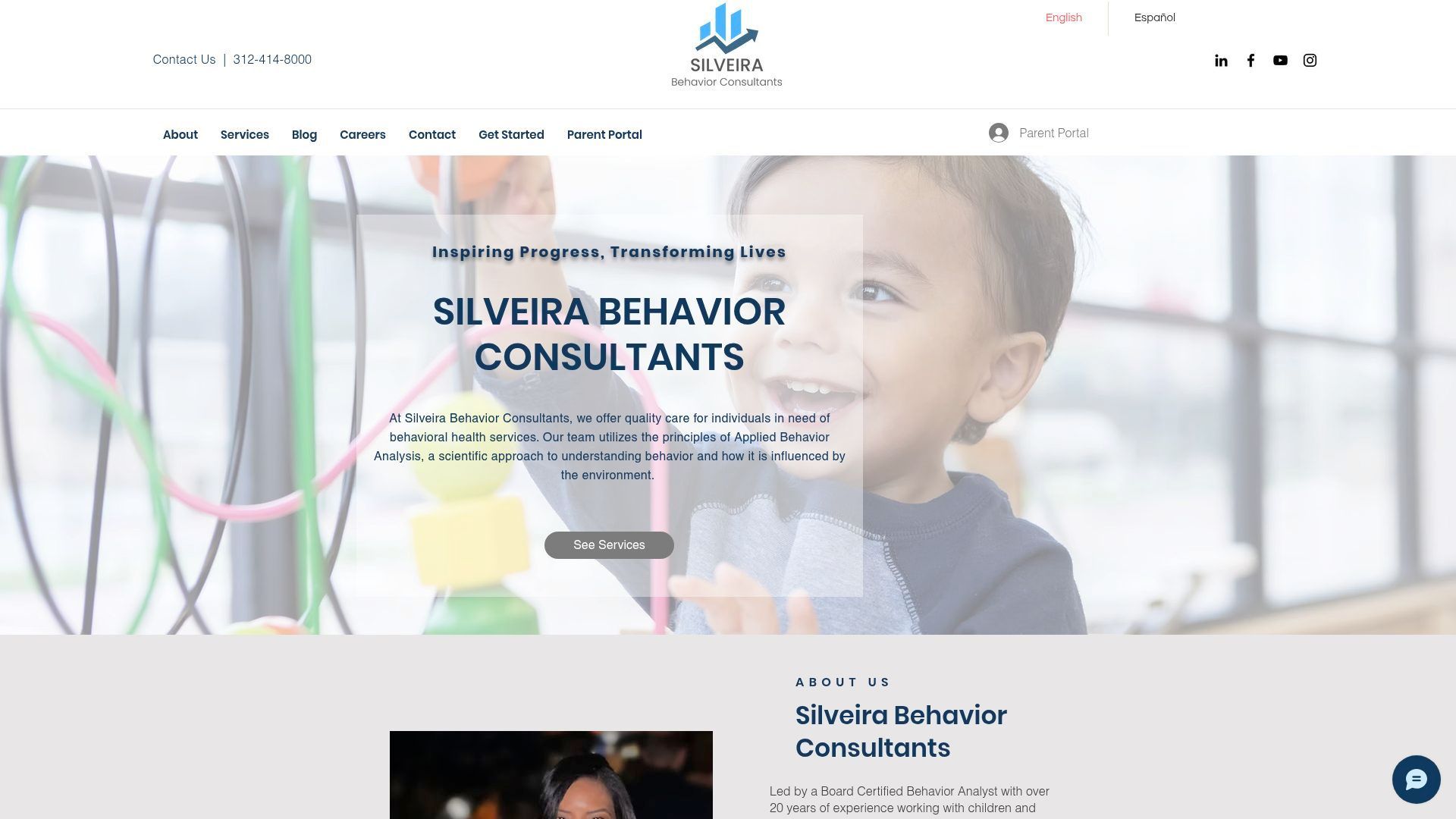 Man studying, website banner for Master's in Applied Behavior Analysis (ABA) online.