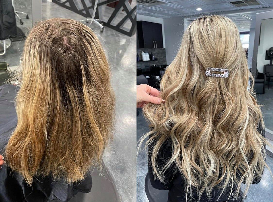Before And After Hair — Cross Lanes, WV — The Palm Salon & Spa
