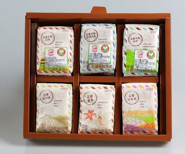 富里幸福禮盒( 6入400g米)