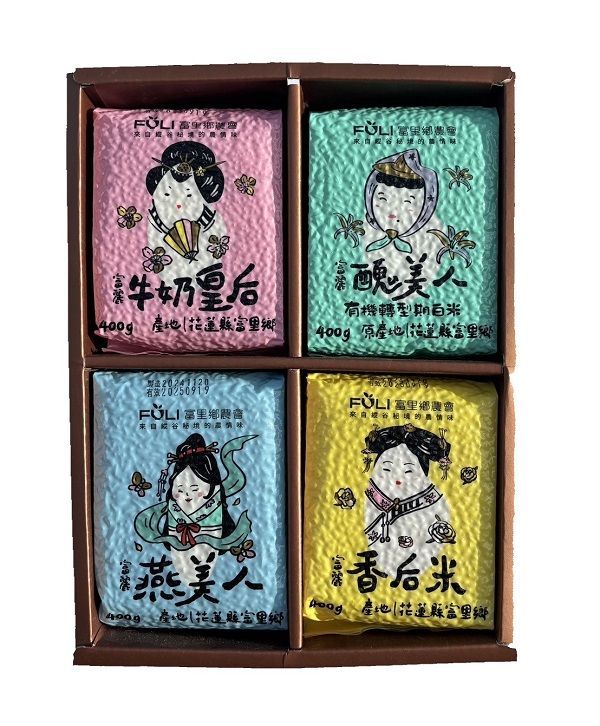美人駕到米禮盒 (4入400g米)