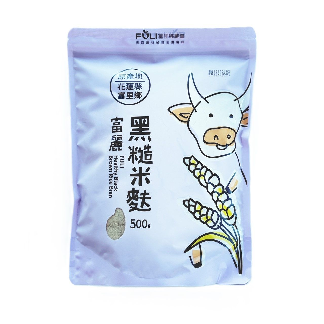 花蓮富里 黑糙米麩500g
