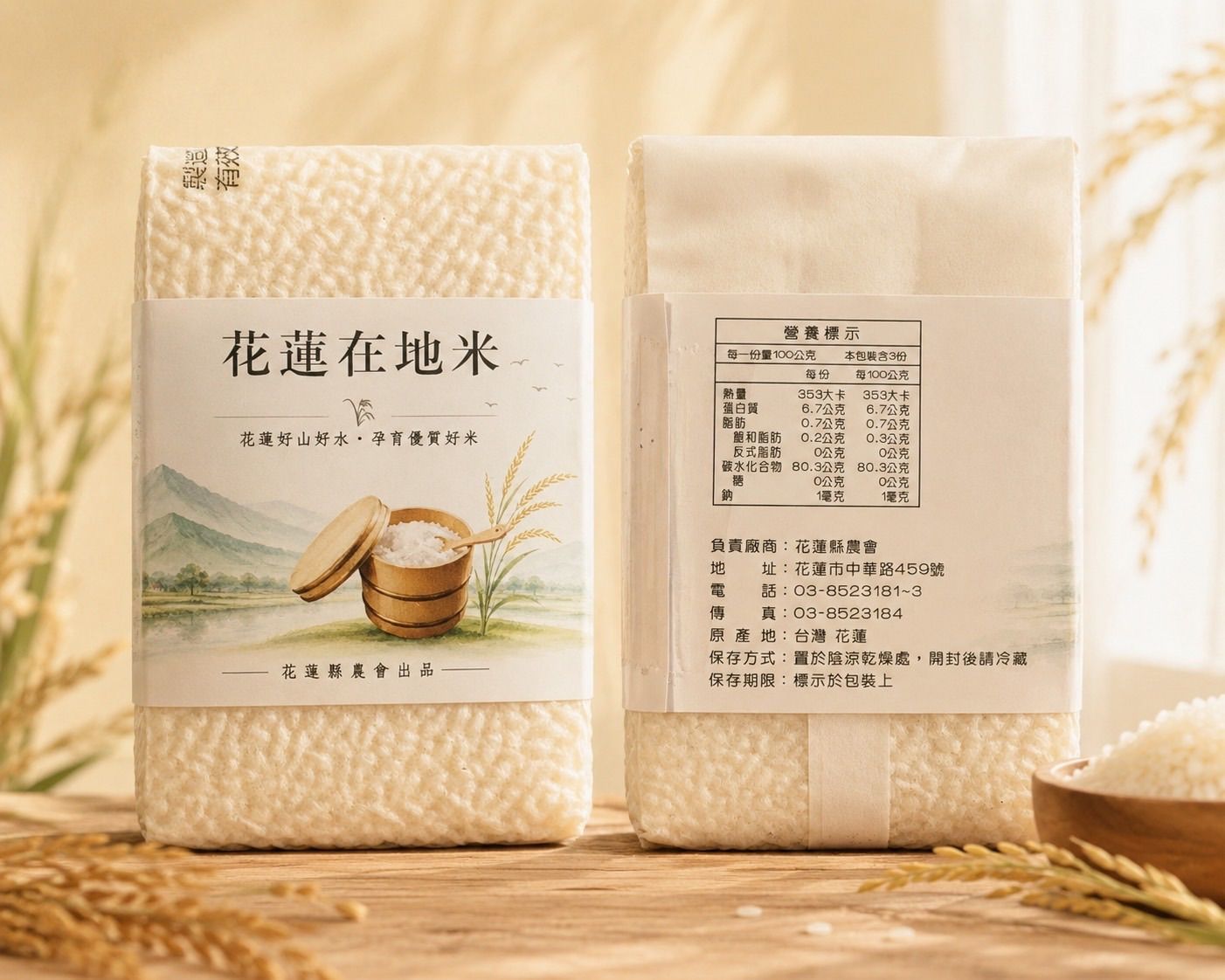 【花蓮縣農會】花蓮在地米300g