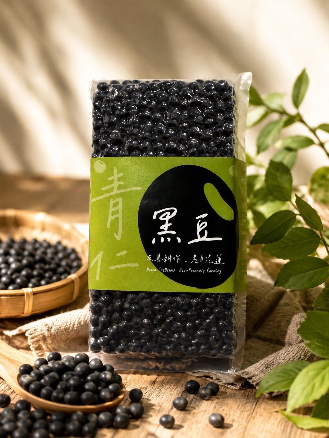 【花蓮一號 】友善耕作青仁黑豆-500g