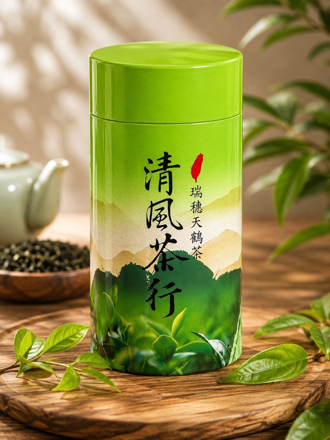 【 清風茶行】有機蜜香綠茶 112.5g