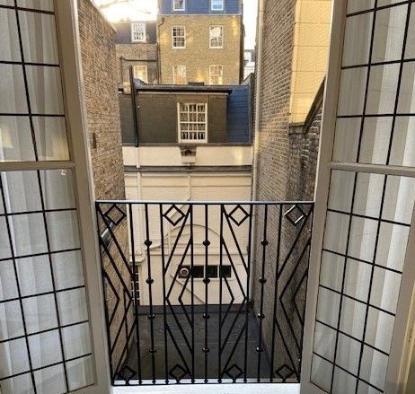 A Juliette Balcony Manufactured by Underwoods Steel Ltd.