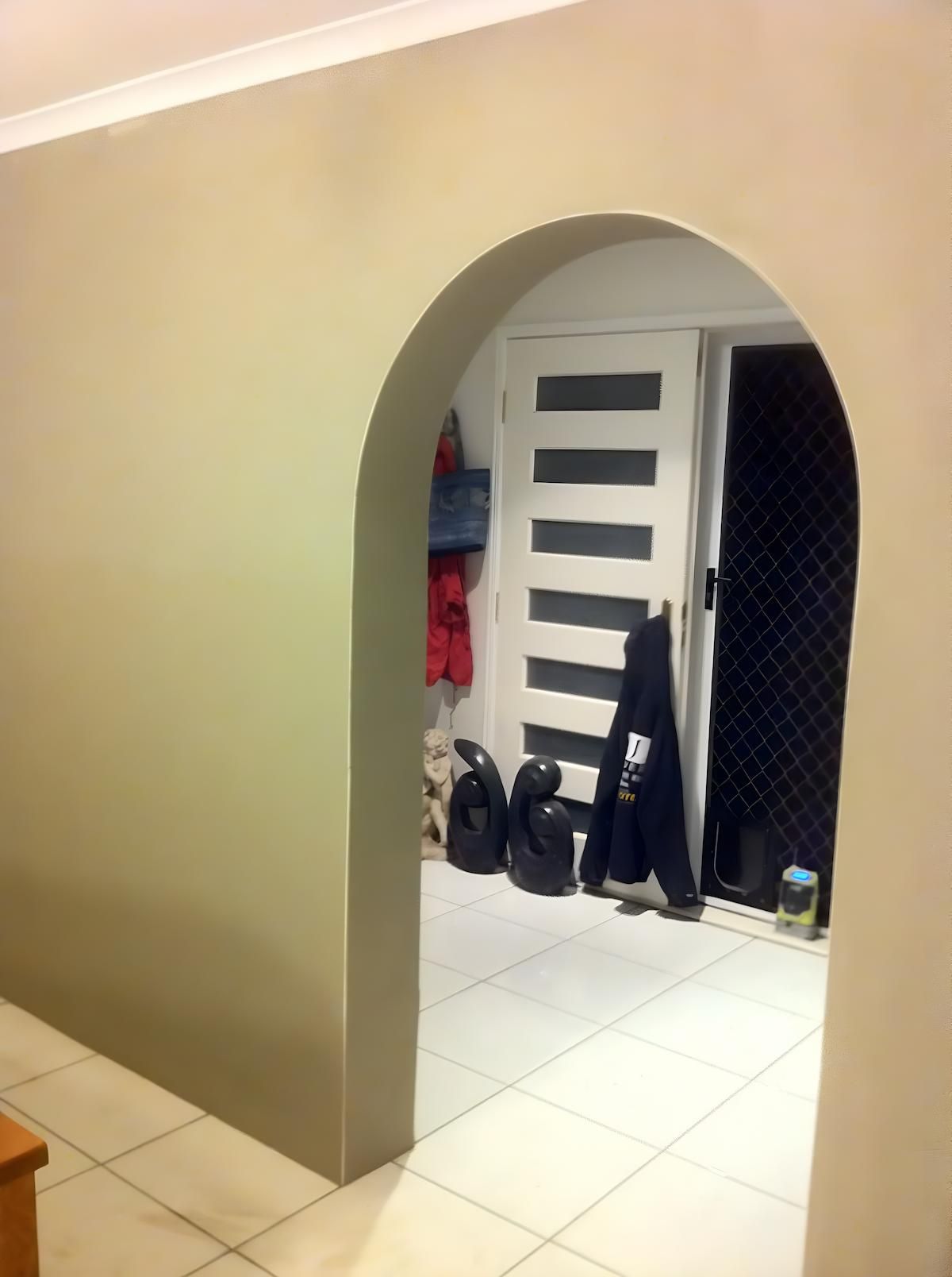 A Room With a Striped Door and an Archway — MJ Render in Buderim, QLD